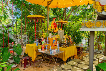 Buddhist temple. Pagoda on the island of Hong Do in Nha Trang, Vietnam.