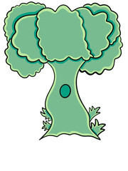 Fir Tree vector design illustration