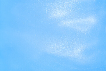 gentle blue background with sequins waves liquid motion