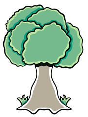 Fir Tree vector design illustration