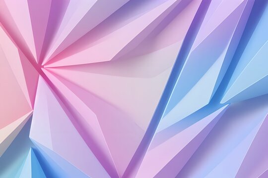 Abstract low poly wallpaper, made with generative ai