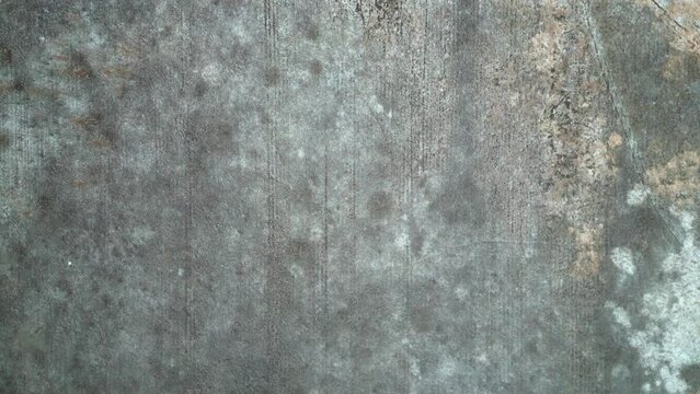 Overhead Shot Of Dried Land During Winter Season, Warren, Ohio, USA