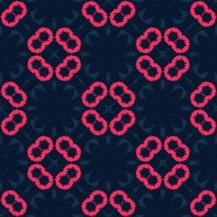 Abstract medley geometric pattern. A seamless background, vintage texture.	
