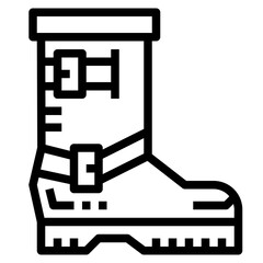 boot line icon style