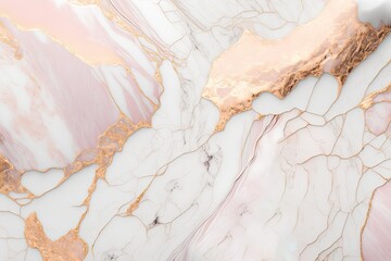 pink and gold marble stone texture, generative ai composite
