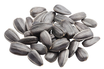Delicious sunflower seeds cut out