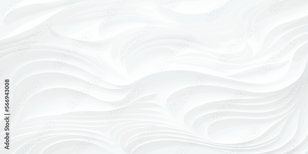 Aufkleber white wave flowing modern curve luxury elegant texture with smooth and clean vector subtle abstract 