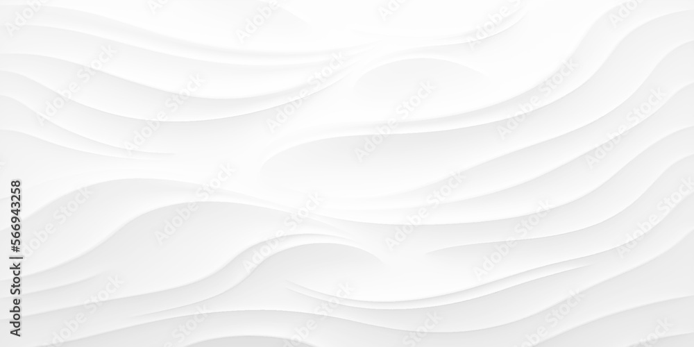 Aufkleber white wave flowing modern curve luxury elegant texture with smooth and clean vector subtle abstract 