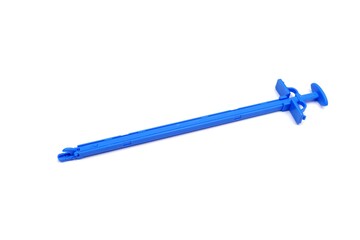Blue single use bioptic tongs