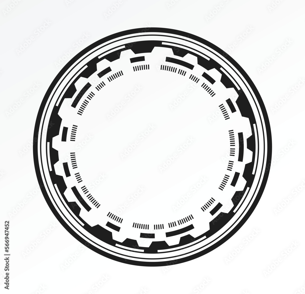 Poster circuit board or electronic motherboard. lines and dots connect. vector high-tech technology data. e
