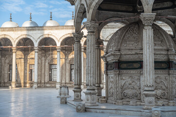 Entrance of Saladino citadel  in Mosque of Muhammad Ali, El Cairo -  Egypt