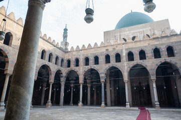 Fototapeta premium Part of Saladino citadel in Mosque of Muhammad Ali, El Cairo - Egypt