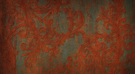 Timeless Treasures - Bronze and patina surface textures with intricate carving and detailing