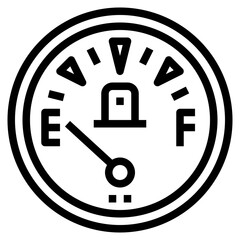 gauge line icon style