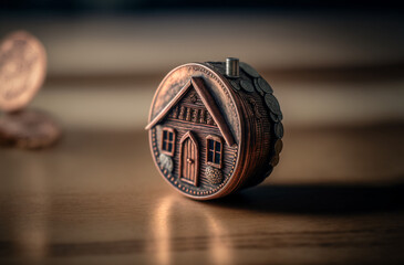 House made out of a coin, Generative AI