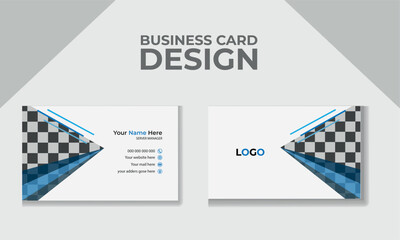 Vector creative business card template. Simple and clean design. professional business card template, visiting card