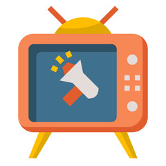 television flat icon
