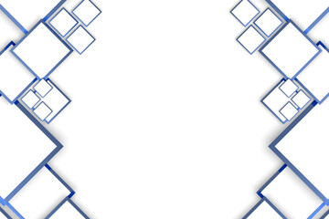 The Abstract Background Blue White gradated squares