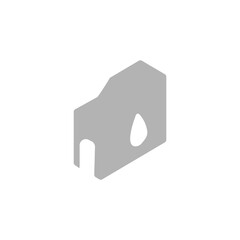 printer cartridge icon, vector illustration