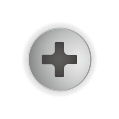 Obraz premium Screw head illustration (png , no background ) 