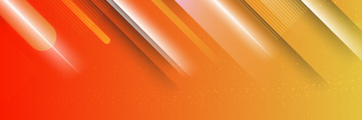 Obraz premium Orange abstract elegant modern Background. Wave gradient design style. Space concept. landing page.