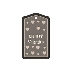 concept of love, hearts, holiday, keychain, vector illustration