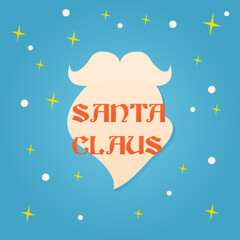 concept, Christmas, Santa Claus, vector illustration