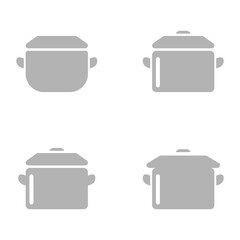 pan icon on a white background, vector illustration