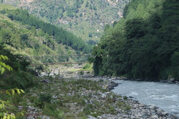 mountain river in the mountains