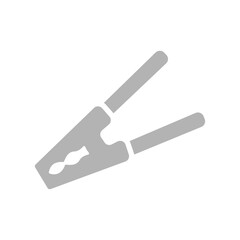 pliers icon on a white background, vector illustration