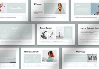 Clean Business Presentation Layout