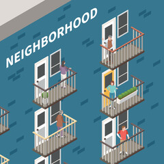 Neighbours Isometric Concept