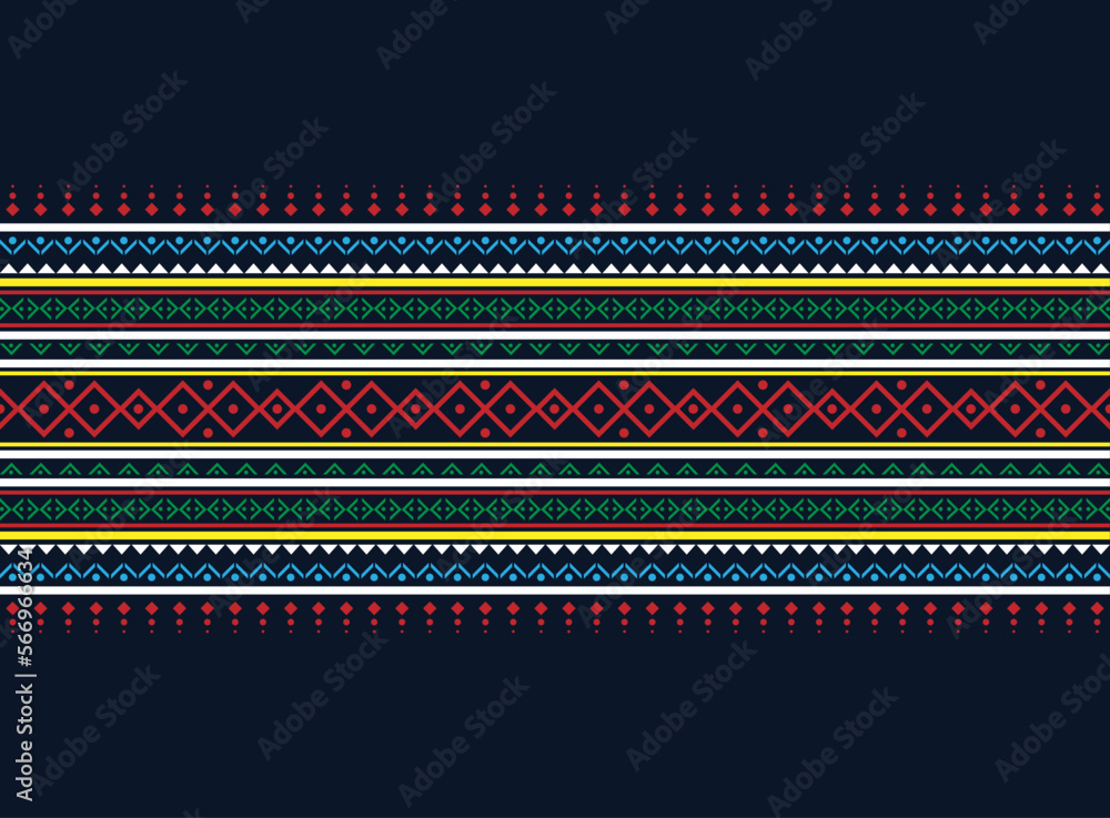 Aufkleber geometric ethnic oriental pattern background. pattern design in boho style. design for texture, wrap