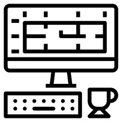 coffeetime outline icon