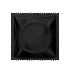 Condom isolated transparent