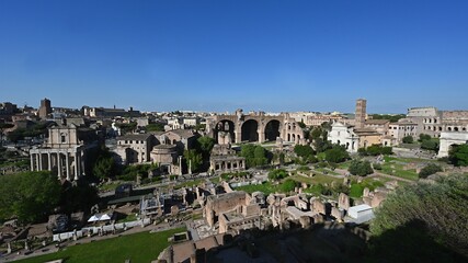 Naklejka premium Forum Romanum, the center of ancient Rome