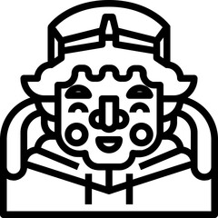 mountaineer outline icon