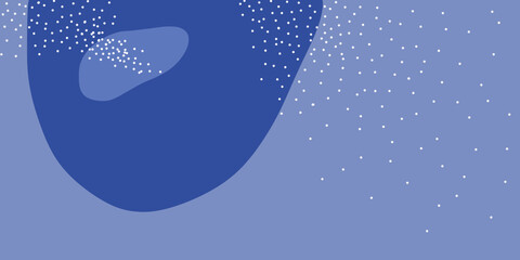 Fototapeta premium Background with various figures of different colors. Circles, lines, stripes, dots, bumps, ovals, uneven shapes. Blue shades are white.