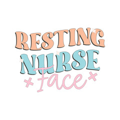 resting nurse face