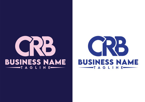 Letter CRB logo design vector template, CRB logo