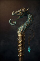 staff of the python