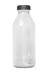 Glass bottle with cap. isolated. PGN