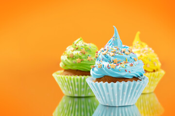 Colorful cupcakes