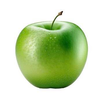 Tasty apple is ready to eat (AI Generated)