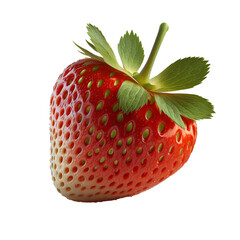 Strawberry in front of a transparant background (AI Generated)