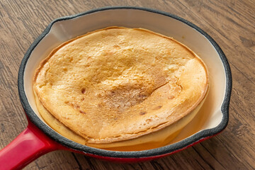 ダッジベイビー　パンケーキ料理　Dutch baby simple pancake dish