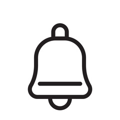 Obraz premium 鈴 アイコン（線の太さ三種）