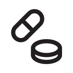 薬　アイコン（線の太さ三種）