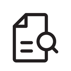 検索　アイコン（線の太さ三種）