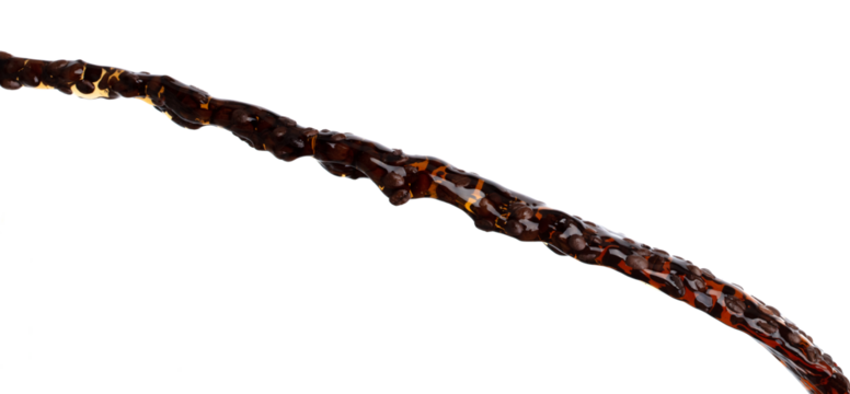 Coffee drink water mix bean seed fall pouring down form line of espresso black coffee splashes drop roasted coffee bean attack fluttering in air, stop motion freeze. Splash water drink seed texture